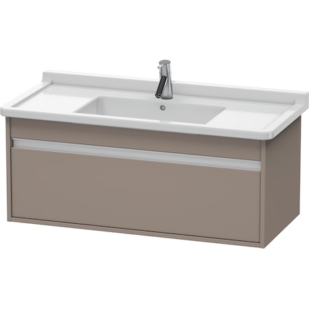 Duravit Ketho Wall-Mounted Vanity Unit Kt666504343 Basalt Matt KT666504343